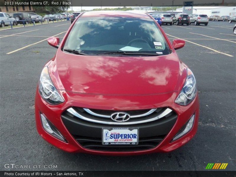 Red / Black 2013 Hyundai Elantra GT