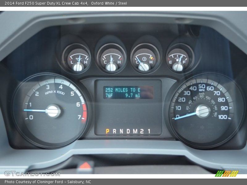  2014 F250 Super Duty XL Crew Cab 4x4 XL Crew Cab 4x4 Gauges