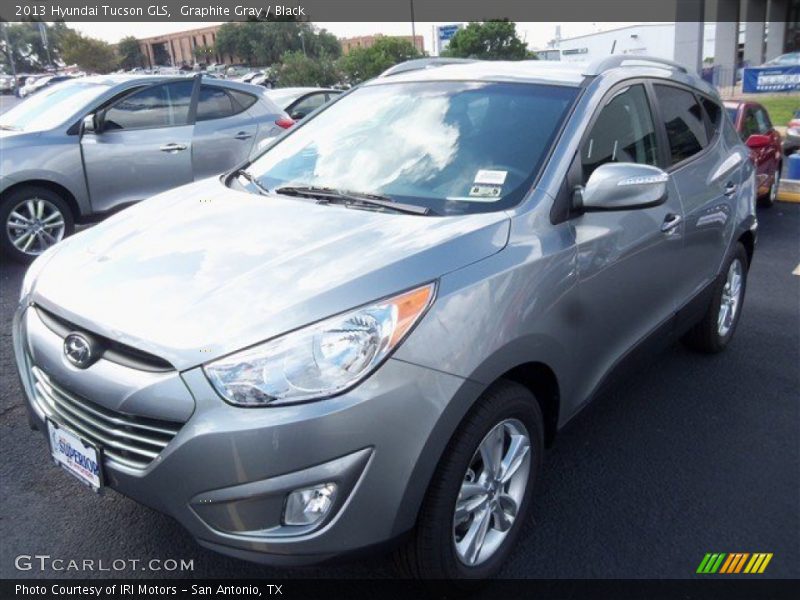 Graphite Gray / Black 2013 Hyundai Tucson GLS