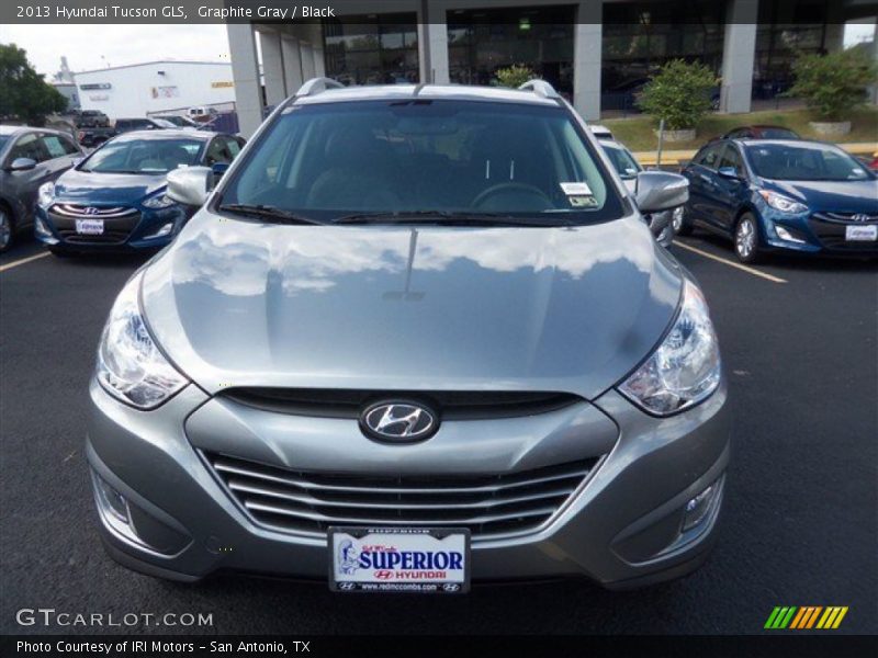 Graphite Gray / Black 2013 Hyundai Tucson GLS