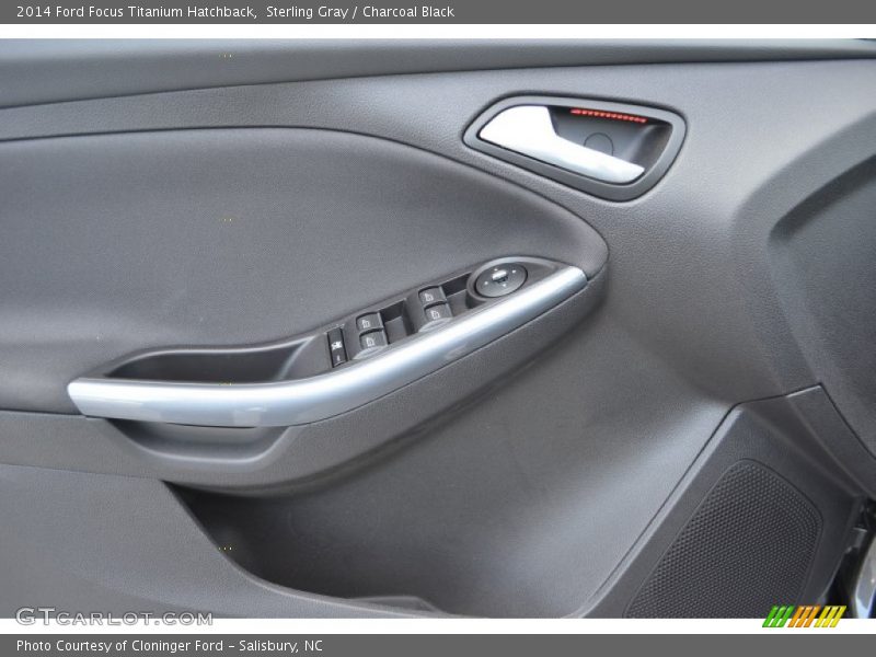 Sterling Gray / Charcoal Black 2014 Ford Focus Titanium Hatchback