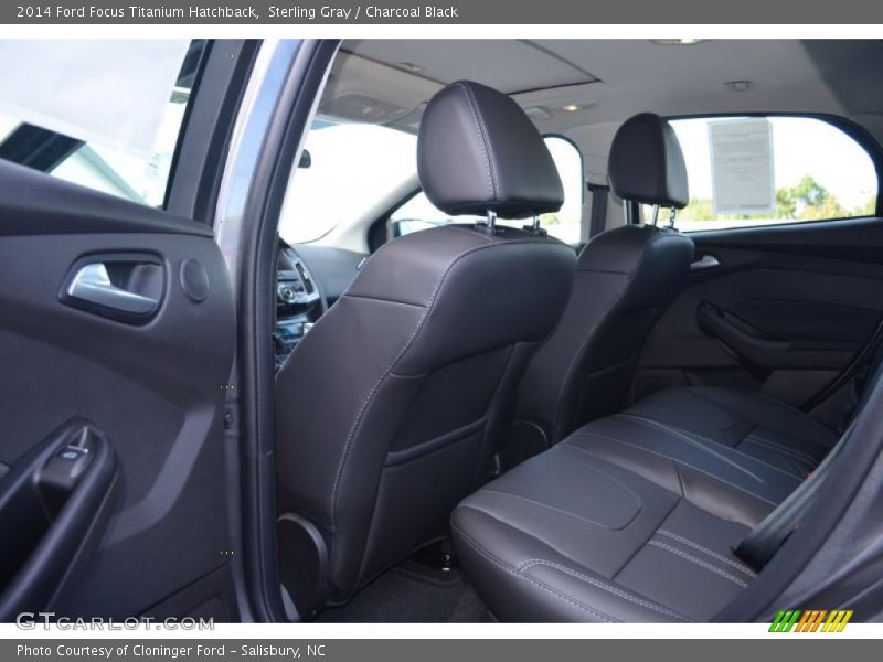 Sterling Gray / Charcoal Black 2014 Ford Focus Titanium Hatchback