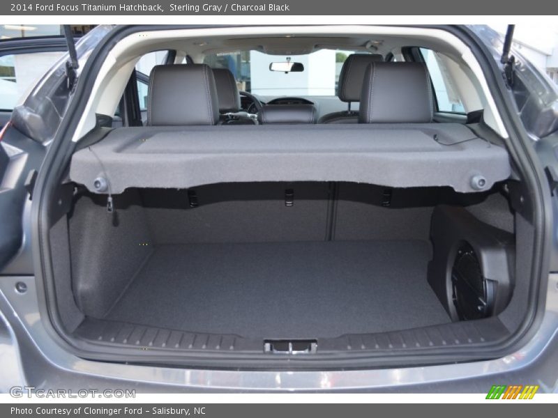 Sterling Gray / Charcoal Black 2014 Ford Focus Titanium Hatchback