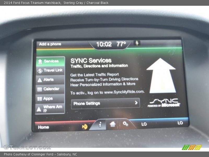 Sterling Gray / Charcoal Black 2014 Ford Focus Titanium Hatchback