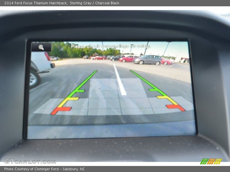 Sterling Gray / Charcoal Black 2014 Ford Focus Titanium Hatchback