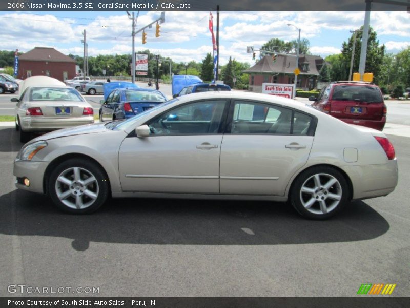 Coral Sand Metallic / Cafe Latte 2006 Nissan Maxima 3.5 SE