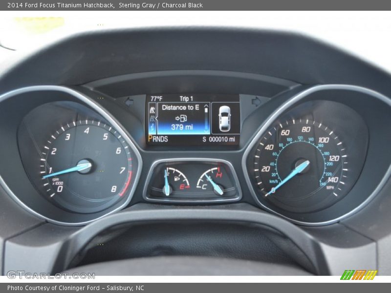 Sterling Gray / Charcoal Black 2014 Ford Focus Titanium Hatchback