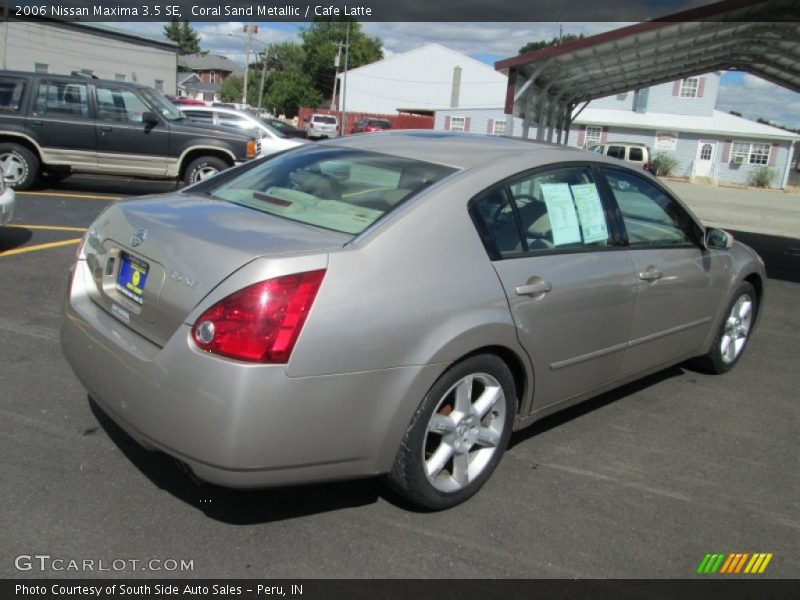 Coral Sand Metallic / Cafe Latte 2006 Nissan Maxima 3.5 SE