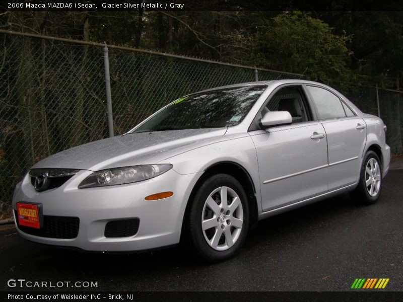 Glacier Silver Metallic / Gray 2006 Mazda MAZDA6 i Sedan