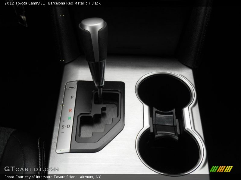 Barcelona Red Metallic / Black 2012 Toyota Camry SE