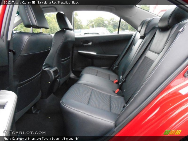 Barcelona Red Metallic / Black 2012 Toyota Camry SE