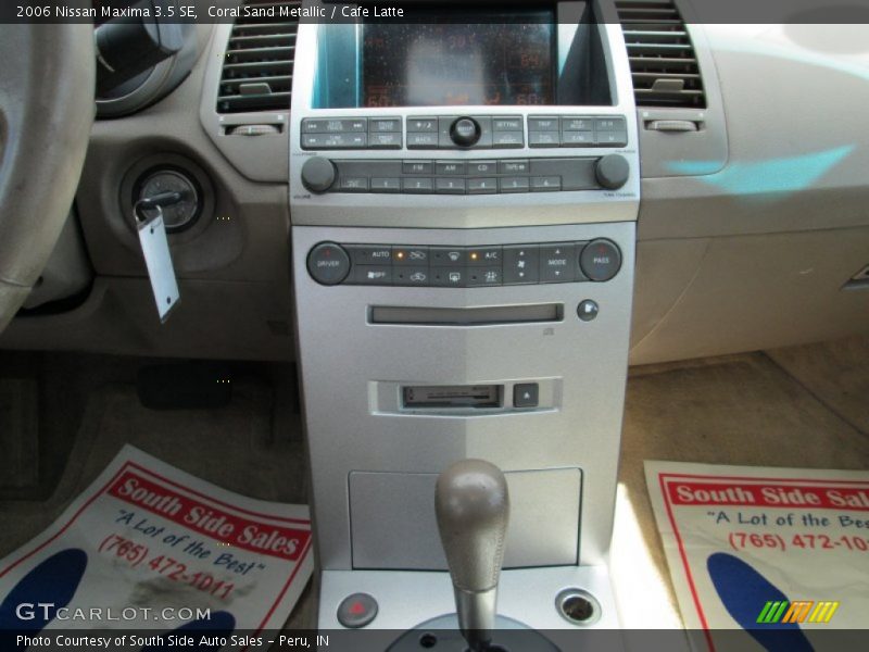 Coral Sand Metallic / Cafe Latte 2006 Nissan Maxima 3.5 SE