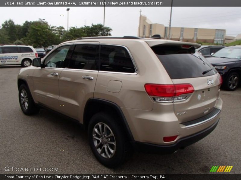 Cashmere Pearl / New Zealand Black/Light Frost 2014 Jeep Grand Cherokee Limited 4x4