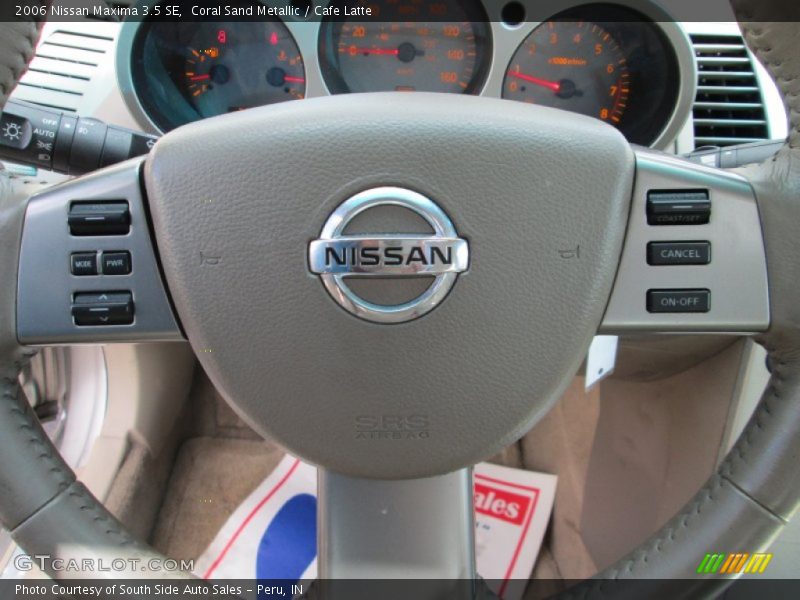 Coral Sand Metallic / Cafe Latte 2006 Nissan Maxima 3.5 SE