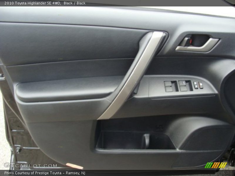 Black / Black 2010 Toyota Highlander SE 4WD