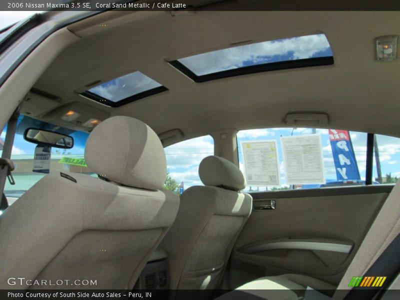 Coral Sand Metallic / Cafe Latte 2006 Nissan Maxima 3.5 SE
