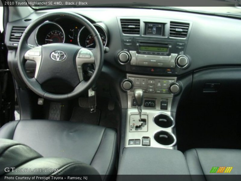 Black / Black 2010 Toyota Highlander SE 4WD