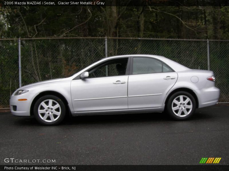 Glacier Silver Metallic / Gray 2006 Mazda MAZDA6 i Sedan