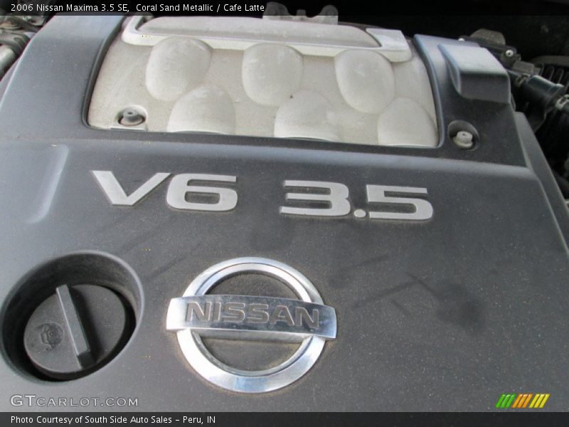 Coral Sand Metallic / Cafe Latte 2006 Nissan Maxima 3.5 SE