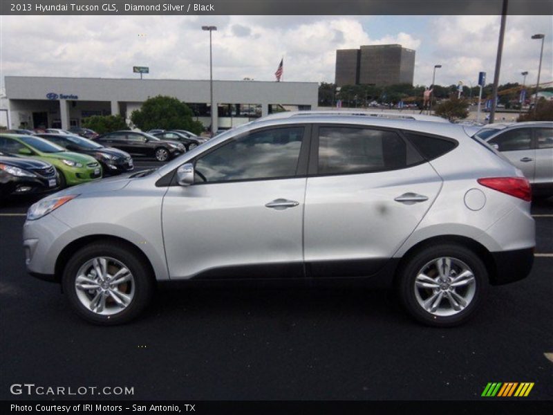 Diamond Silver / Black 2013 Hyundai Tucson GLS