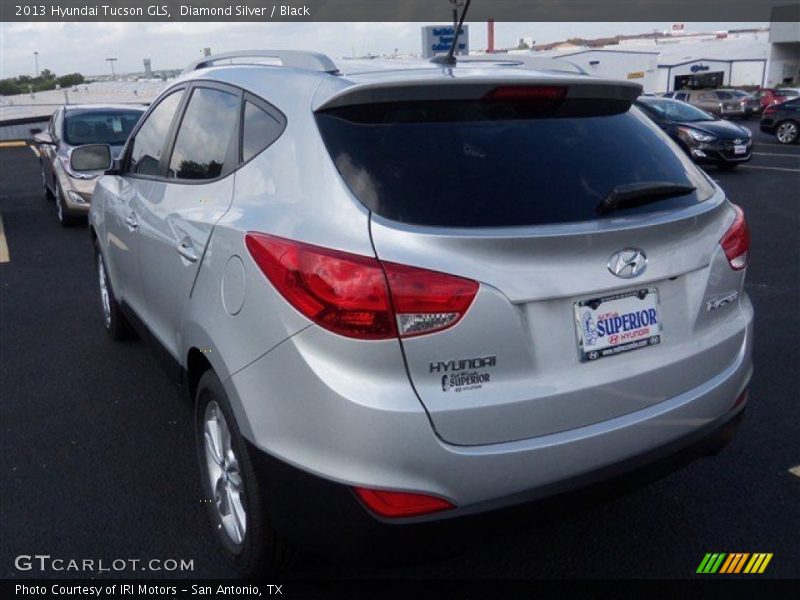 Diamond Silver / Black 2013 Hyundai Tucson GLS