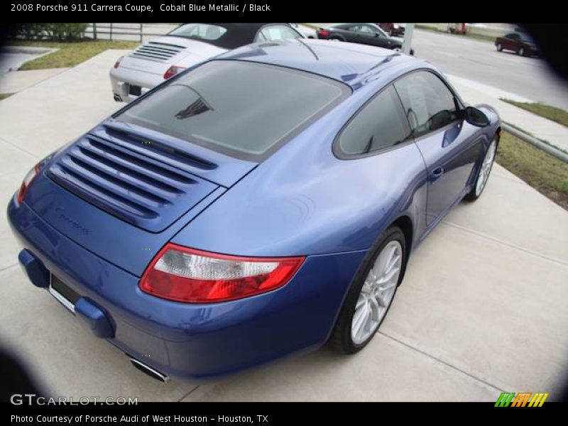 Cobalt Blue Metallic / Black 2008 Porsche 911 Carrera Coupe