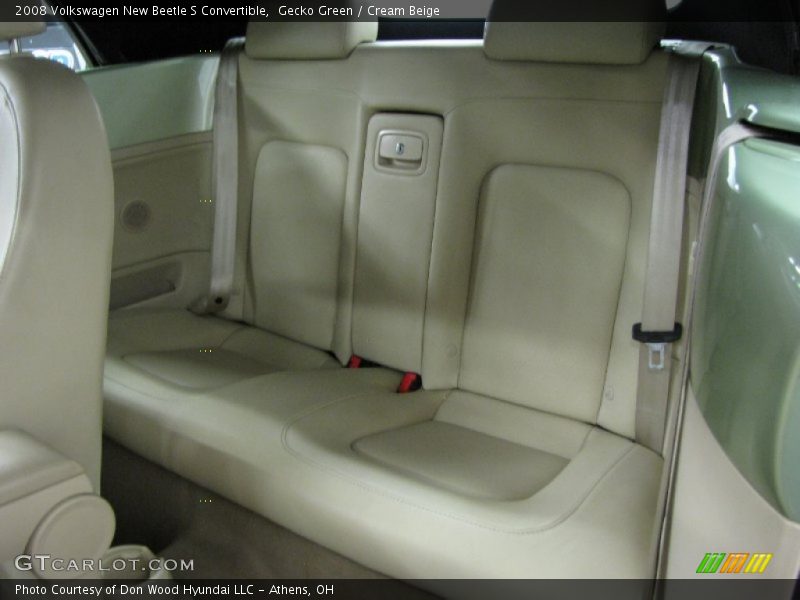 Gecko Green / Cream Beige 2008 Volkswagen New Beetle S Convertible