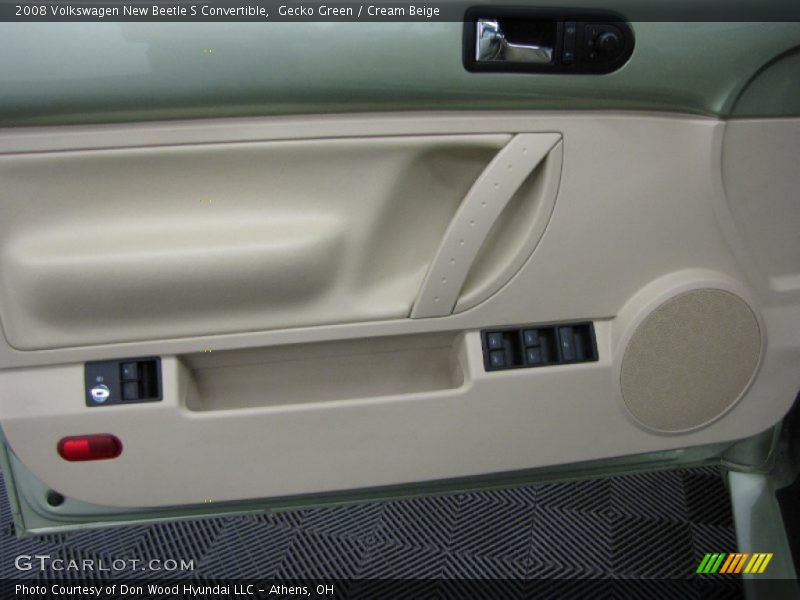 Gecko Green / Cream Beige 2008 Volkswagen New Beetle S Convertible