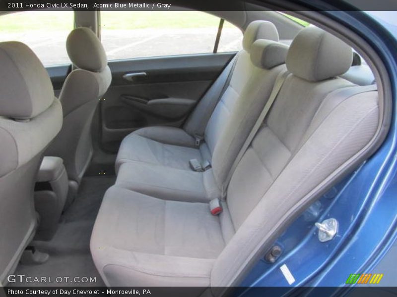 Atomic Blue Metallic / Gray 2011 Honda Civic LX Sedan