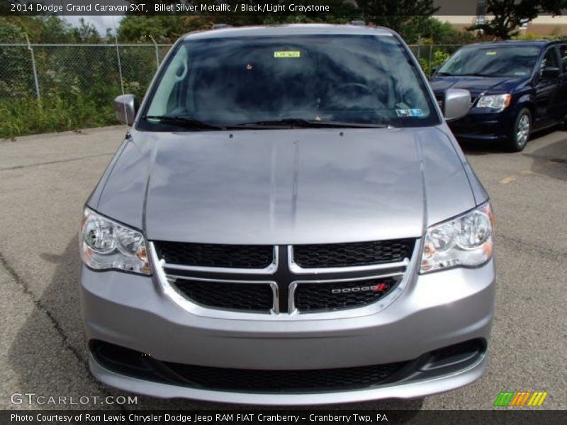 Billet Silver Metallic / Black/Light Graystone 2014 Dodge Grand Caravan SXT