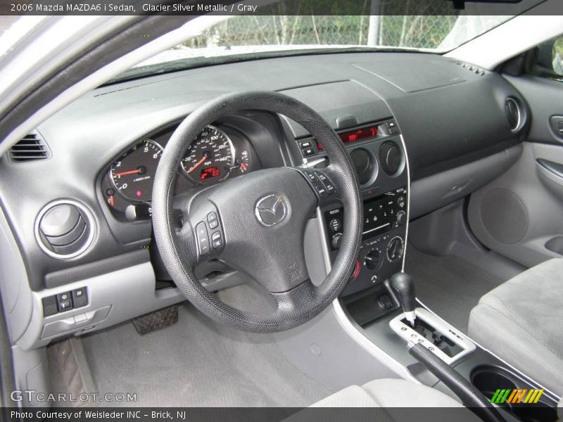 Glacier Silver Metallic / Gray 2006 Mazda MAZDA6 i Sedan