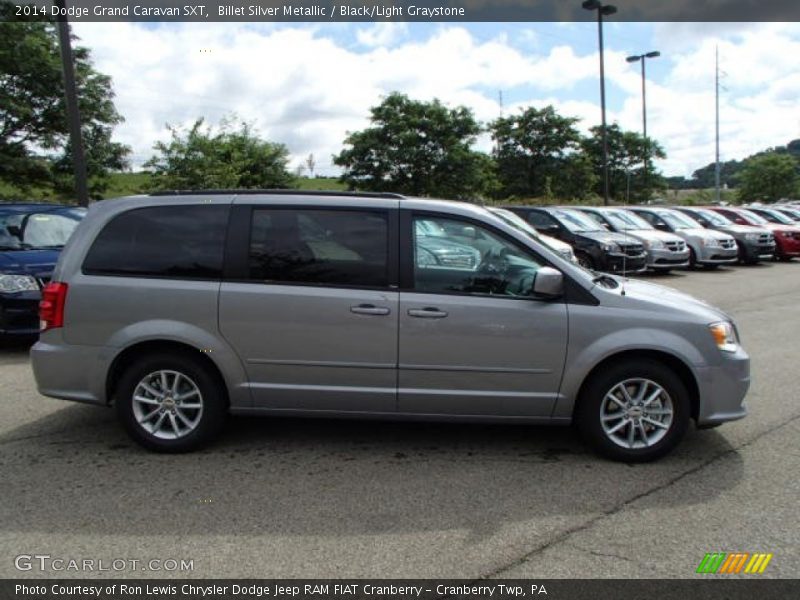 Billet Silver Metallic / Black/Light Graystone 2014 Dodge Grand Caravan SXT