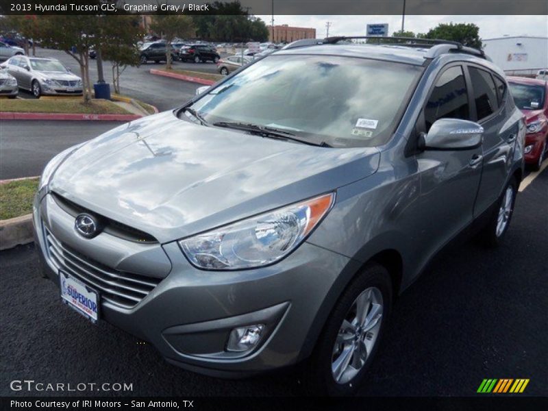 Graphite Gray / Black 2013 Hyundai Tucson GLS