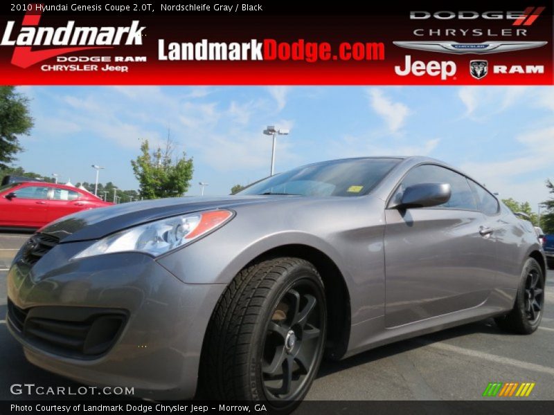 Nordschleife Gray / Black 2010 Hyundai Genesis Coupe 2.0T