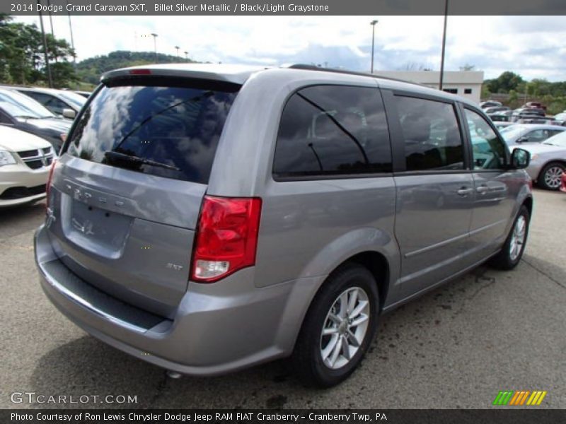 Billet Silver Metallic / Black/Light Graystone 2014 Dodge Grand Caravan SXT