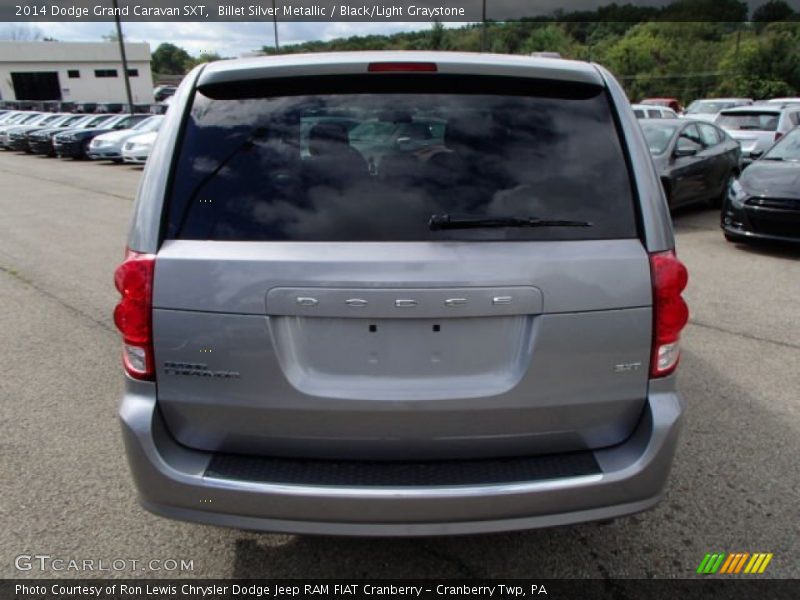 Billet Silver Metallic / Black/Light Graystone 2014 Dodge Grand Caravan SXT