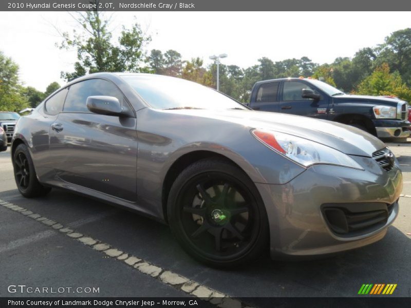 Nordschleife Gray / Black 2010 Hyundai Genesis Coupe 2.0T