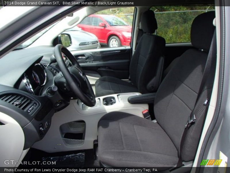 Front Seat of 2014 Grand Caravan SXT