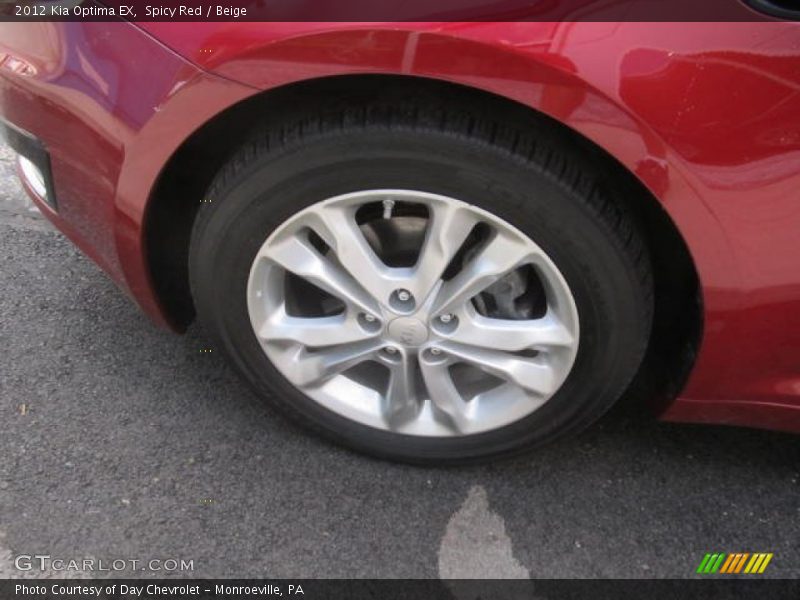 Spicy Red / Beige 2012 Kia Optima EX