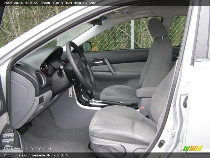 Glacier Silver Metallic / Gray 2006 Mazda MAZDA6 i Sedan