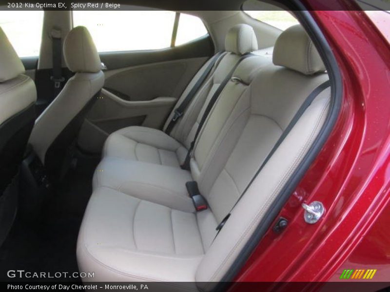 Spicy Red / Beige 2012 Kia Optima EX