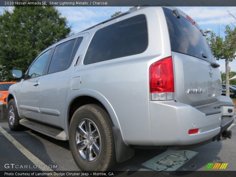 Silver Lightning Metallic / Charcoal 2010 Nissan Armada SE