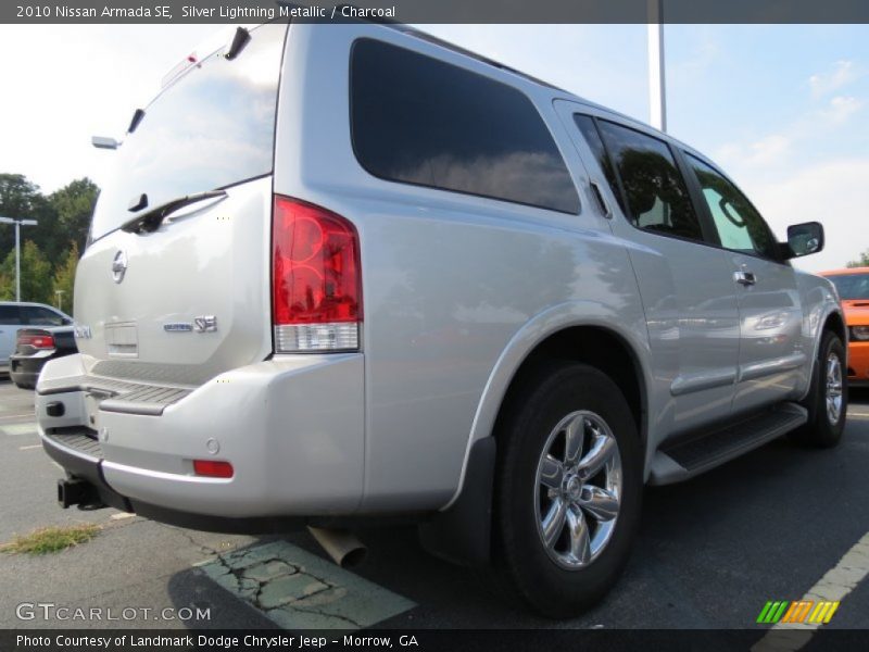 Silver Lightning Metallic / Charcoal 2010 Nissan Armada SE