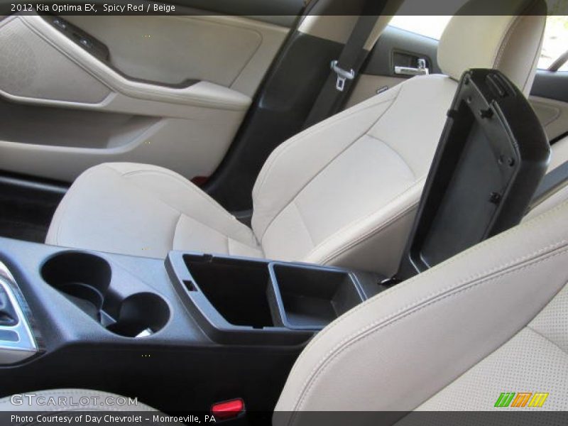 Spicy Red / Beige 2012 Kia Optima EX