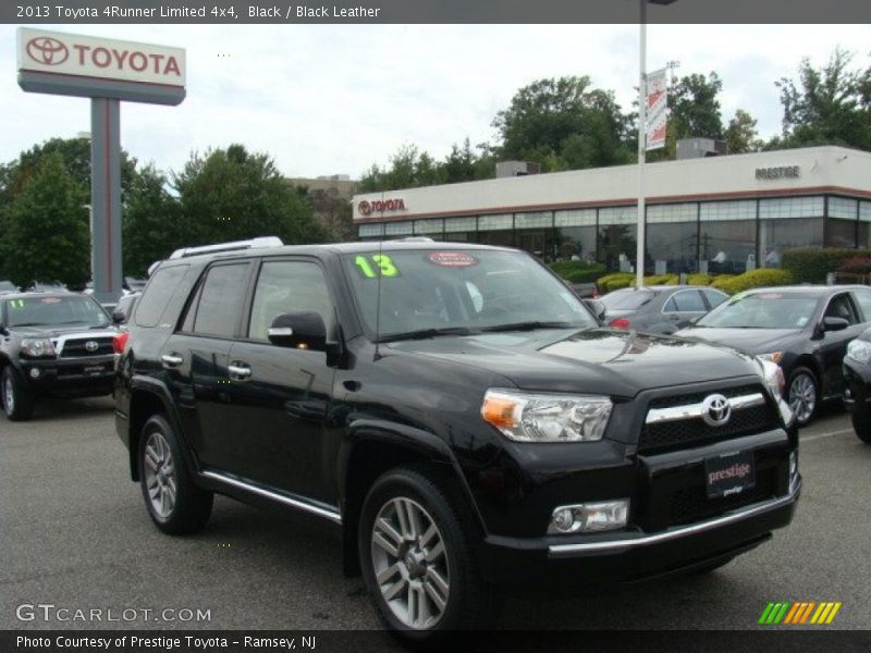 Black / Black Leather 2013 Toyota 4Runner Limited 4x4