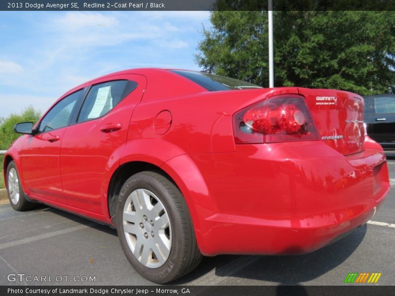 Redline 2-Coat Pearl / Black 2013 Dodge Avenger SE