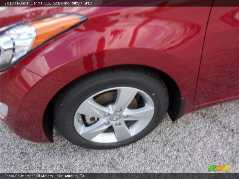 Sparkling Ruby / Gray 2013 Hyundai Elantra GLS