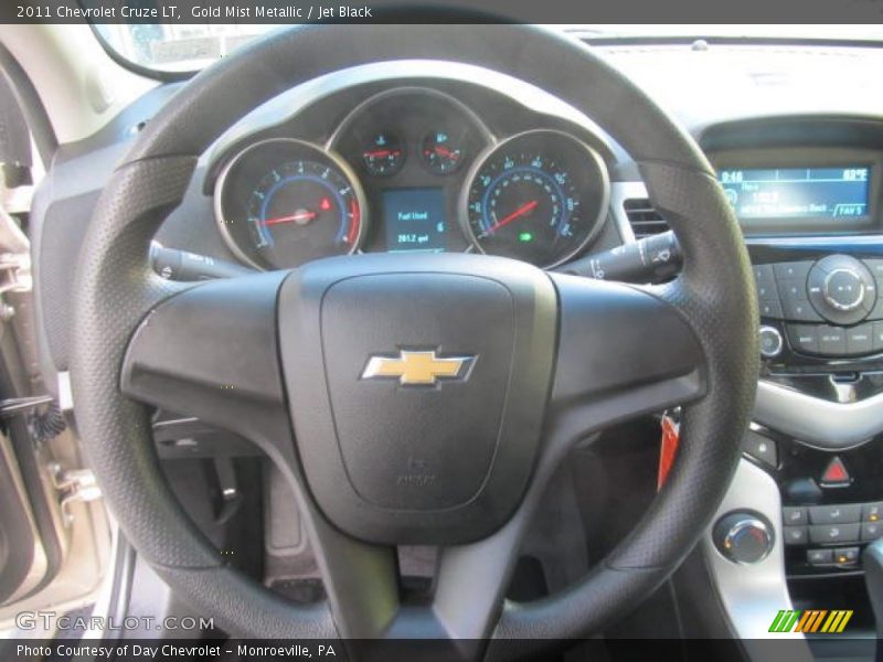 Gold Mist Metallic / Jet Black 2011 Chevrolet Cruze LT