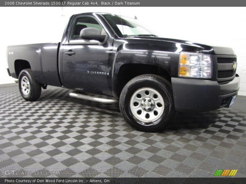 Black / Dark Titanium 2008 Chevrolet Silverado 1500 LT Regular Cab 4x4