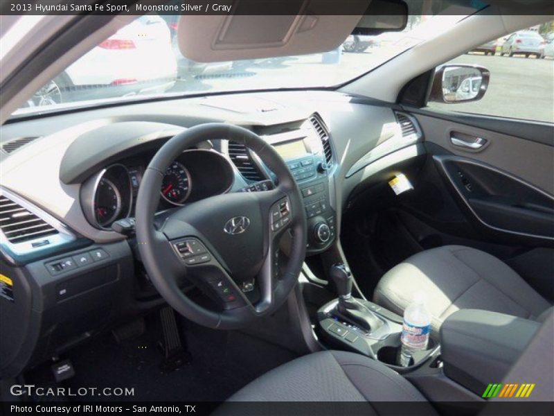 Moonstone Silver / Gray 2013 Hyundai Santa Fe Sport